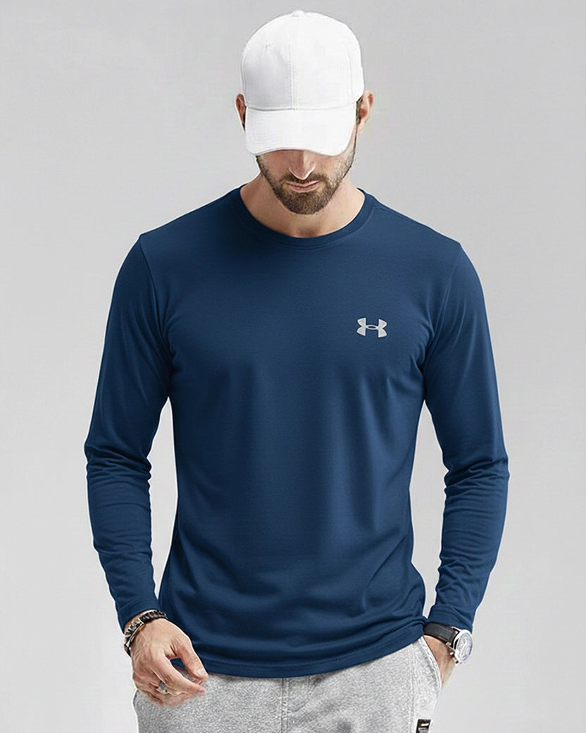 Men’s Navy Blue Long Sleeve T-Shirt