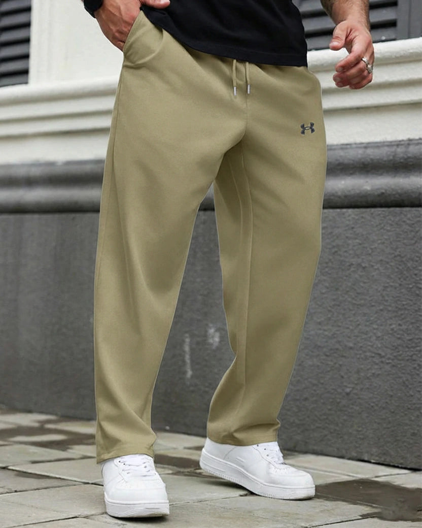 Light Brown Stretch Track Pants