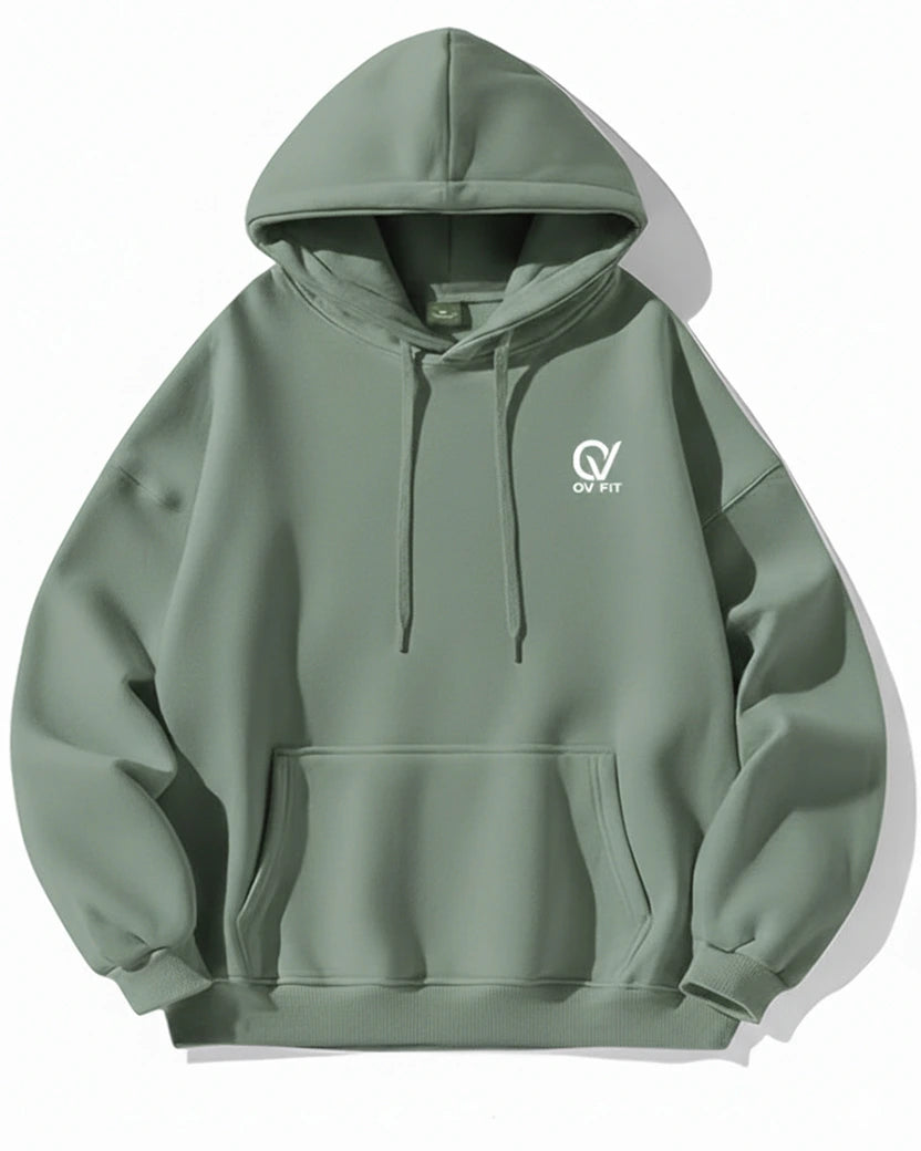 OV FIT Premium Olive Green Hoodie – Unisex Streetwear